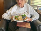 Old-fashioned Cheese Pie for Virginia's 101st birthday