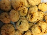 Olive-filled Cheese Puffs -- Great with drinks or for a snack