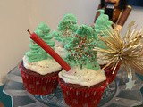 Peppermint Red Velvet Cupcakes