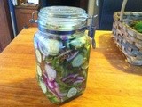 Pickled Cucumber Salad – it lasts all summer