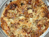 PIzza recipes as featured in kansas! Magazine: Puck's Peach bbq Pizza & Bricks & Brew's s'mores Pizza