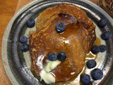 Power-packed Pancakes with yogurt, whole grains, walnuts & more