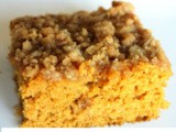 Pumpkin Snack or Coffee Cake with Brown Sugar-Pecan Glaze – 3 layers of autumn goodness