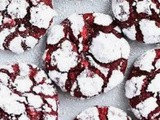 Red Velvet Crinkle Cookies