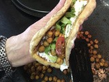 Roasted Chickpea Gyros w/ Tzatzika