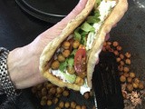 Roasted Chickpea Gyros w/ Tzatzika