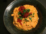 Roasted Red Pepper & Garlic Hummus a quest for the  perfect  hummus