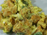 Roasted Sweet Potato Salad – creamy and packed with flavor