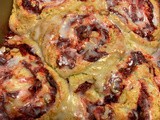 Ruth Friesen’s Roasted Rhubarb Biscuit-style Cinnamon Rolls