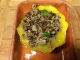 Sausage-filled Acorn Squash