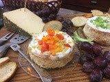 Savory Santa Fe Cheesecake perfect as an appetizer