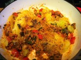 Spaghetti Squash with Sausage & Veggies