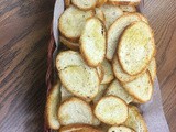 Toasted Bread Crostini-style Croutons