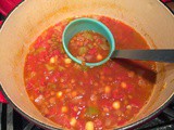 Vegetarian Chickpea and Lentil Soup