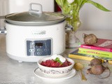 Borscht zuppa rapa rossa vegetariana crock pot