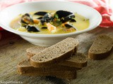 Fiskesuppe zuppa norvegese pane nero segale