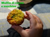 Mini muffins speziati al curry con carote e zucchine