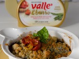 Parmigiana di Melanzane in crumble con Vallé & Burro