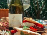 Piadina melanzane, burrata e vino.com