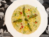 Risotto asparagi cannellini limone