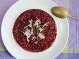 Risotto con barbabietola rossa e provolone Auricchio