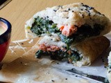 Strudel salato di salmone e spinaci