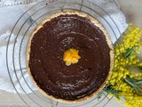 Tarte au chocolat orange