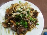 Eggplant Garlic stir fry