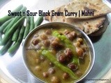 Sweet n Sour Black Gram Curry | Mahni