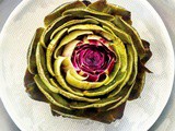 Artichoke with Garlic and Lemon Dip