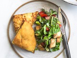 Beef Arayes with Fattoush Salad