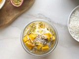 Creamy Vanilla Steel-Cut Oats with Tropical Coconut Topping