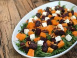 Cumin-Spiced Roasted Beetroot and Pumpkin Salad with Arugula