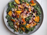 Easy Persimmons, Walnuts, and Kale Salad – Healthy & Delicious