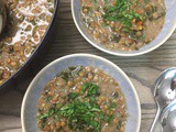 Green Lentil Soup with Kale