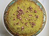 Lemon and Pistachio Cake with a Lemon Glaze