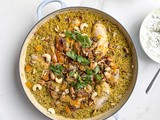 Saffron Chicken with Freekeh: a Taste of Middle Eastern Comfort