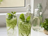 Sekanjabin Drink (Persian Mint & Cucumber Cooler)