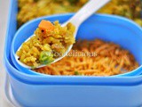 Kid’s Lunch Box Ideas| Thin Red Beaten Rice/Poha With Veggies | Step Wise | Vegan