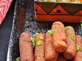 Schezwan Sauce Flavoured Mini Bread Cigars | Indo-Chinese Preparation