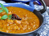 Seemebadnekaayi Gojju ; Chayote Squash Curry Made In a Kannadiga Style ; Karnataka Cuisine