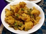 Aloo Gobi Matar Dry Curry