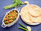 Aloo Matar Soya Nuggets ki Sabzi | Mix Vegetable Soya Curry