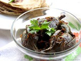 Bharvan Baingan |Stuffed Eggplant