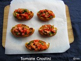 Burnt Garlic & Tomato Crostini