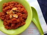 Carrot Halwa in Microwave