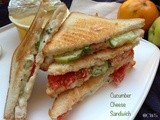 Cucumber Cheese Sandwich