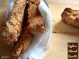 Eggless Almond Biscotti