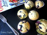 Eggless Blueberry Muffins