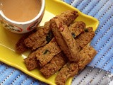 Eggless Tutti Fruti Rusk ( Eggless Biscotti )